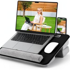 Gipsot Adjustable Lap Desk for Laptops Fabric Compact-0
