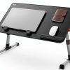SAIJI Lap Desk Adjustable Aluminum Black-6