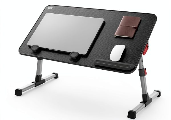 SAIJI Lap Desk Adjustable Aluminum Black-6