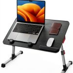SAIJI Lap Desk Adjustable Aluminum Black-0