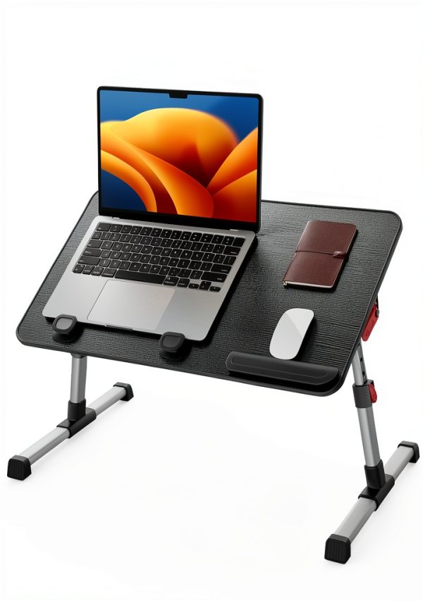 SAIJI Lap Desk Adjustable Aluminum Black-0