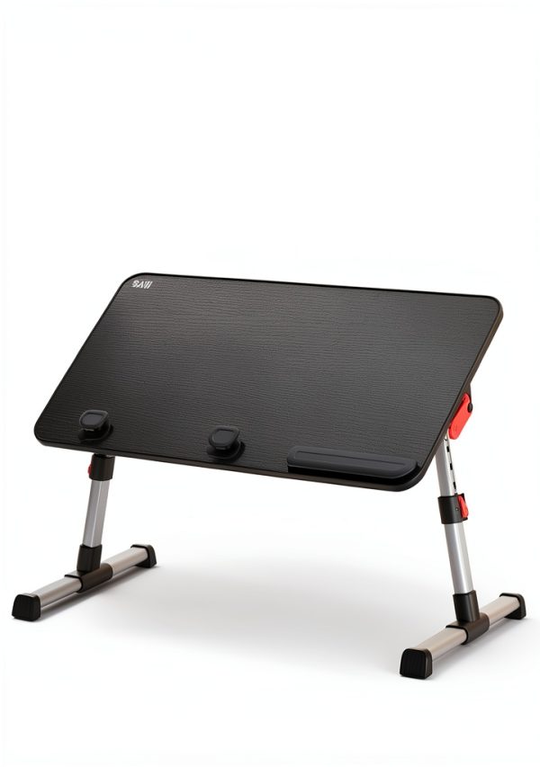 SAIJI Lap Desk Adjustable Aluminum Black-5