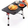 SAIJI Lap Desk Adjustable Aluminum Black-1