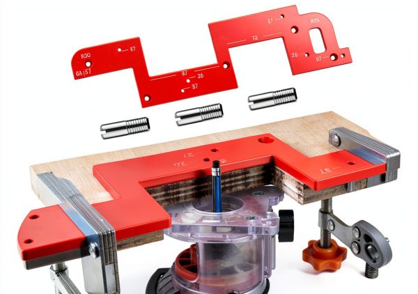Arc Grooving Auxiliary Tool, Aluminum Grooving Guide, Handle-Free Slotting Mold, Mold Grooving Tool for Closet-8