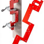 Arc Grooving Auxiliary Tool, Aluminum Grooving Guide, Handle-Free Slotting Mold, Mold Grooving Tool for Closet-0