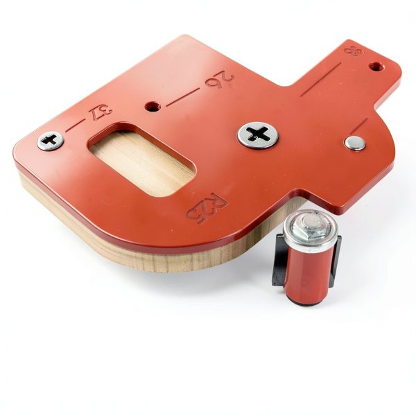 Arc Grooving Auxiliary Tool, Aluminum Grooving Guide, Handle-Free Slotting Mold, Mold Grooving Tool for Closet-7